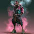 cyberpunk hacker character art