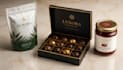 create realistic chocolate box, tea pouch and jam jar packaging mockups