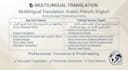 provide an accurate tranlation