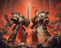 drawing a detailed warhammer 40k characters