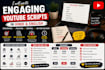 write engaging youtube scripts in hindi and english