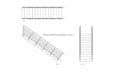 design modern staircase with cad drawings, 3d model and realistic render