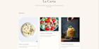 design a premium restaurant website with interactive menu