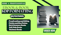 write and format your ebook for amazon KDP publishing