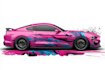 creative custom car wrap, van wrap