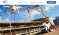 design squarespace construction drone website site development aerial website