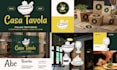 create a food logo, branding and brand style guide