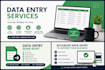 do data entry in excel, google sheets and CRM
