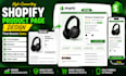 create converting shopify product page, sales copy , faq