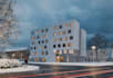 remodel exterior render from cad drawing for your UK building under construction