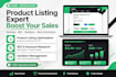 create amazon product listing and variation or fix amazon listing