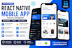 build a react native app for android and ios