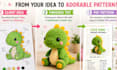 design custom amigurumi crochet patterns PDF  plush toy
