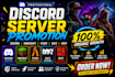 discord server promotion, minecraft promotion, fivem, dayz, rust gaming server