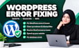 fix wordpress errors, bugs and website issues