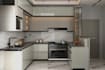 design realistic 3d kitchen, bathroom, cabinets, interior and floor plan