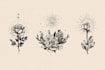 draw linework tattoo design or minimalist tattoo