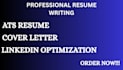 create a professional resume cover letter and linked in