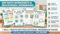 create KDP math worksheets, stem activity books, and educational workbook pages