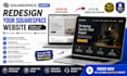 design squarespace website, clone squarespace, redesign custom css expert