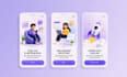 design splash or onboarding screens for your mobile app