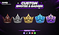 create custom twitch sub badges, twitch sub emotes, bit badges