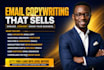 write converting email copywriting for sales boost and ROI