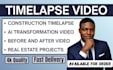 create cinematic construction time lapse videos