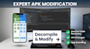 reverse engineer, decompile, and modify your android app