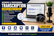 do accurate audio video transcription manual and fast