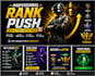 providing rank push in games for you