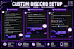 create a professional custom discord server setup