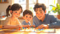 design a professional cartoon family characters