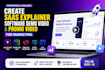 create saas explainer video, software demo video and promo vide0 for marketing