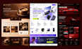 create a 3d interactive website and custom web page