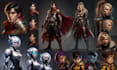 create fantasy comic book and manga character art