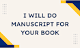 line edit, copy edit your manuscript