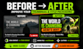 create clickable faceless youtube thumbnails and title ideas