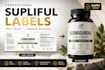 design supplement labels 3d mockups for your brand