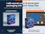 convert your ai generated packaging into print ready files