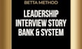 prepare your leadership interview story bank and system