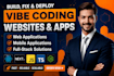 audit and fix vibe coded app bugs vibe coding web app errors for security launch