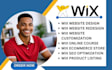 design wix website redesign wix ecommerce wix studio website