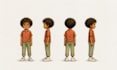 create hand drawn character turnaround and expression sheets