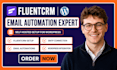 setup self hosted fluentcrm email automation in wordpress