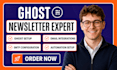 configure ghost self hosted newsletter email automation
