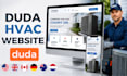 design a duda hvac website for hvac contractors hvac website for your business
