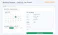 build a custom business website with booking system