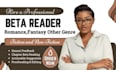 beta read critique, romance beta reader ,beta reader fantasy, alpha reader
