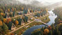 create photorealistic landscape and resort 3d renderings